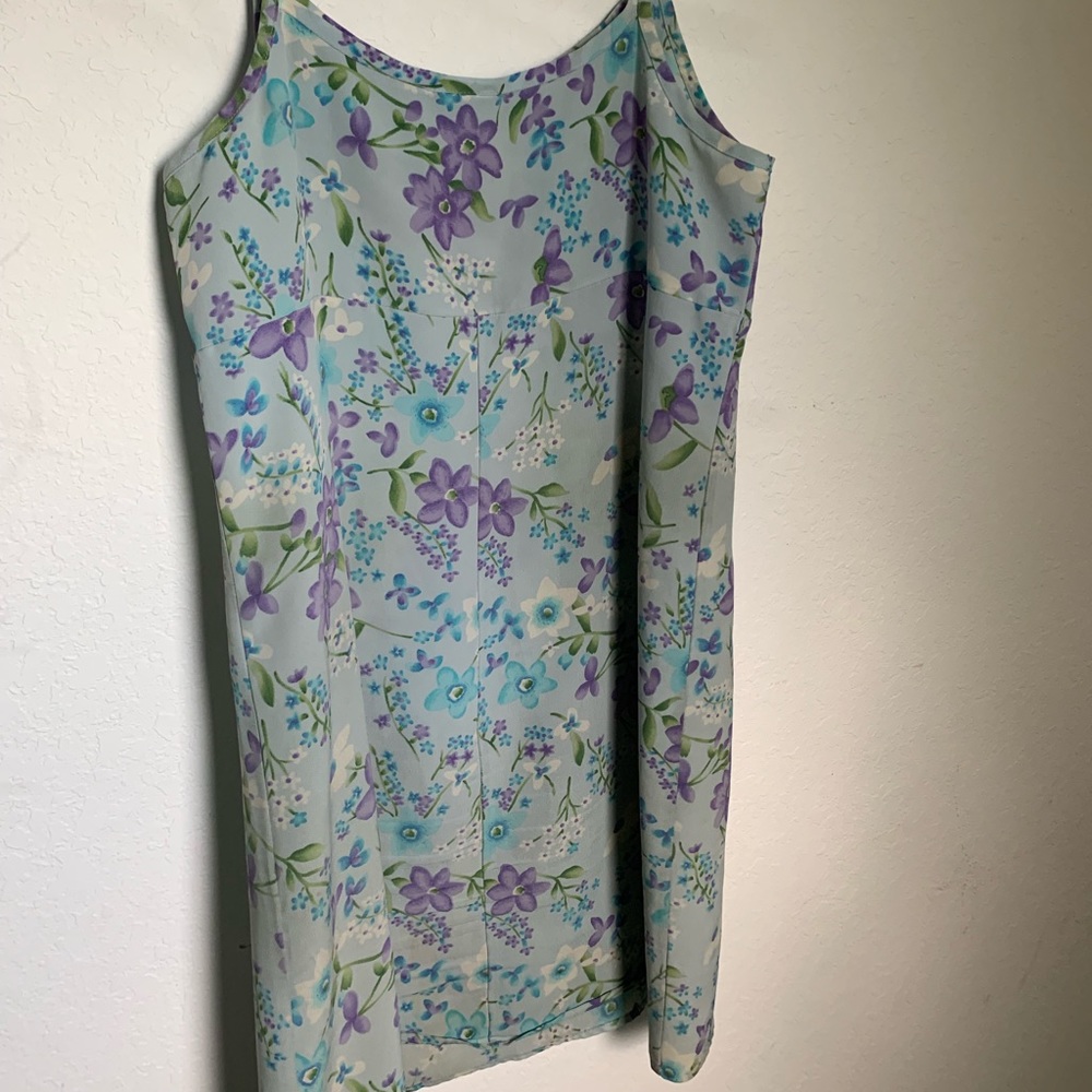 Vintage floral slip dress